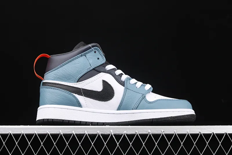 All categories Air Jordan Jordan series basketball shoes Air Jordan 1 Mid FaceTasm x Air Jordan 1 AJ1 Joe 1 cooperation mid-top light luxury gray blue CU2802-100